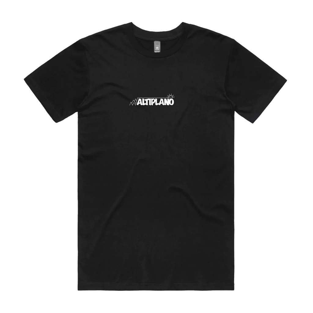 Black front flat lay