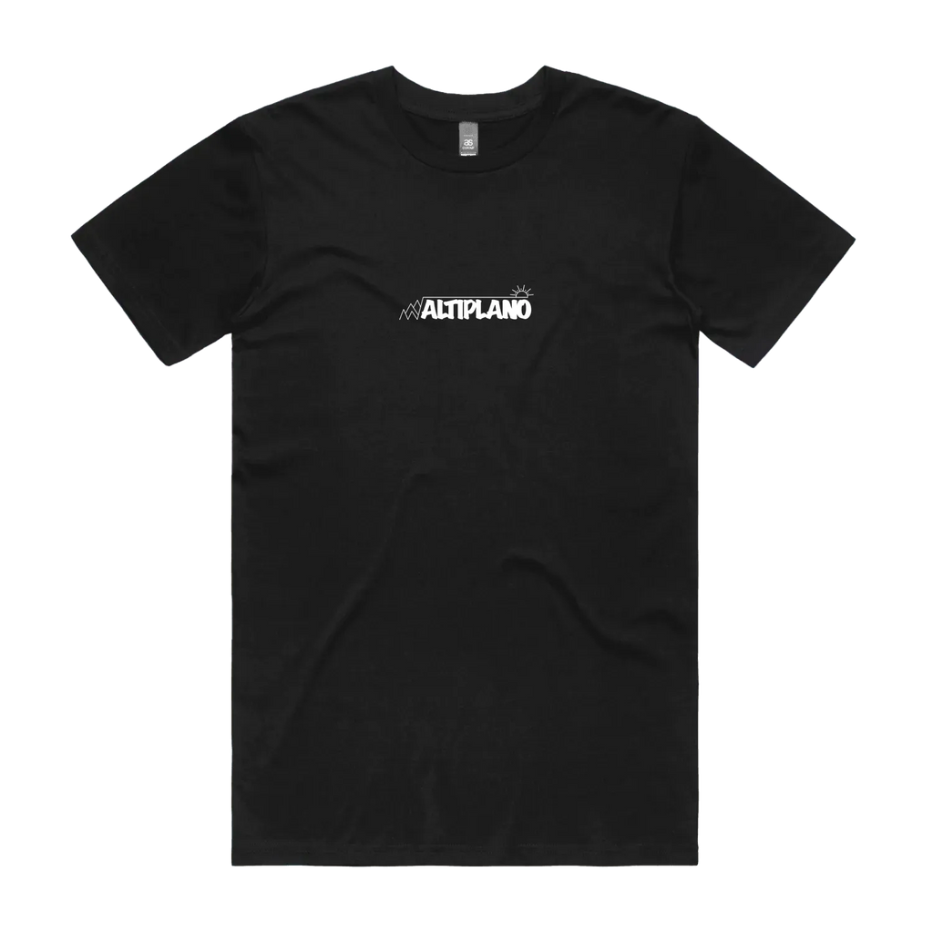 Black front flat lay
