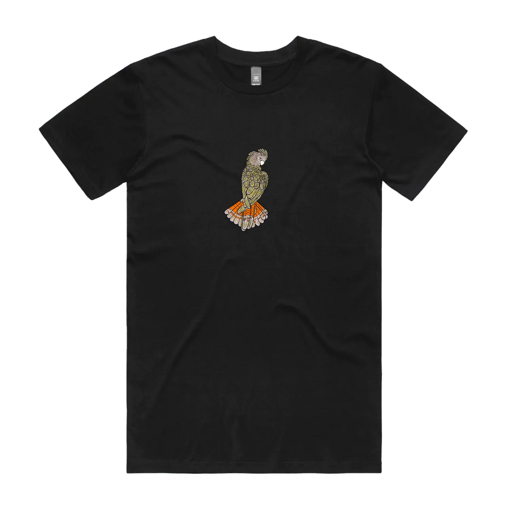 Black front flat lay