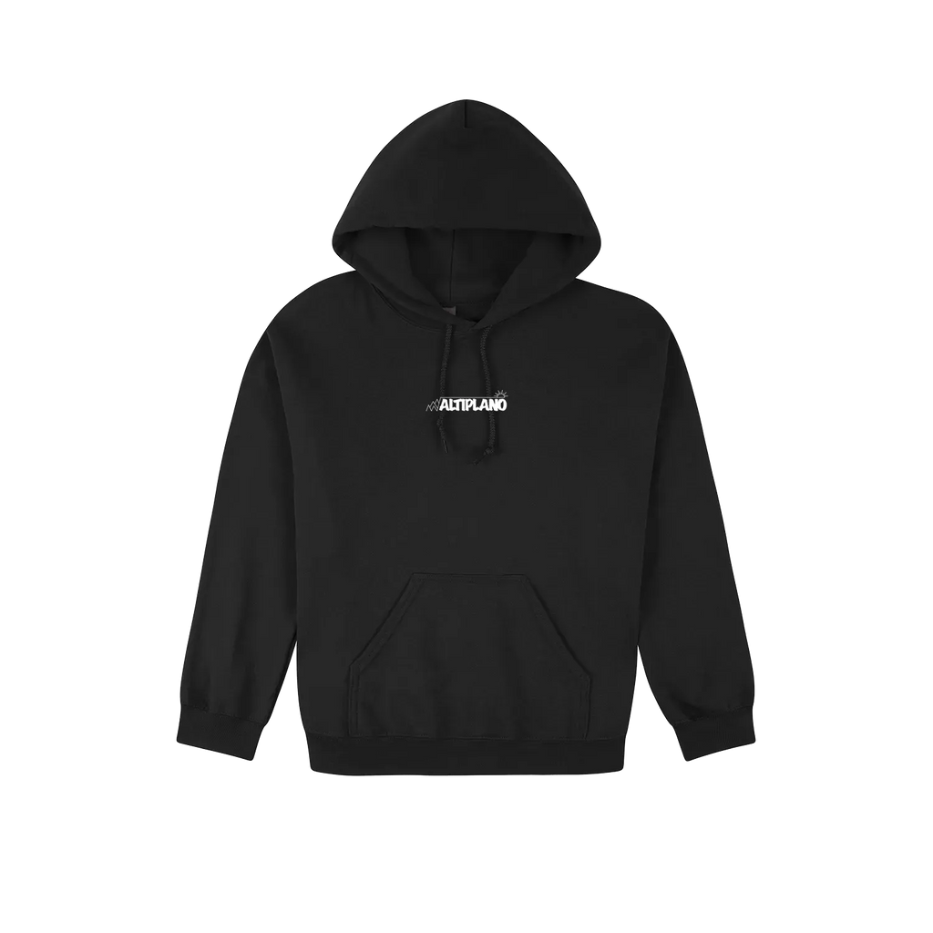 Black front flat lay