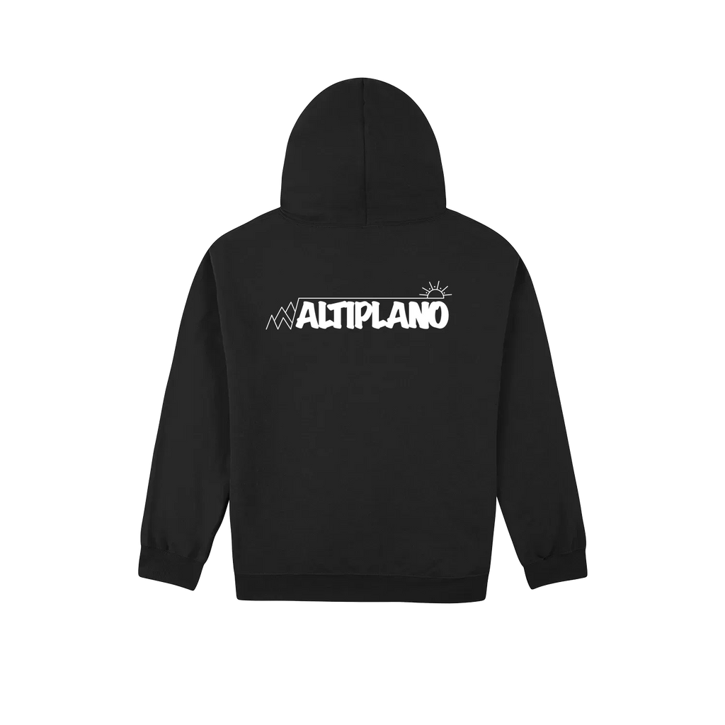 Altiplano Octopus Tide hoodie in Black - ALTIPLANO back