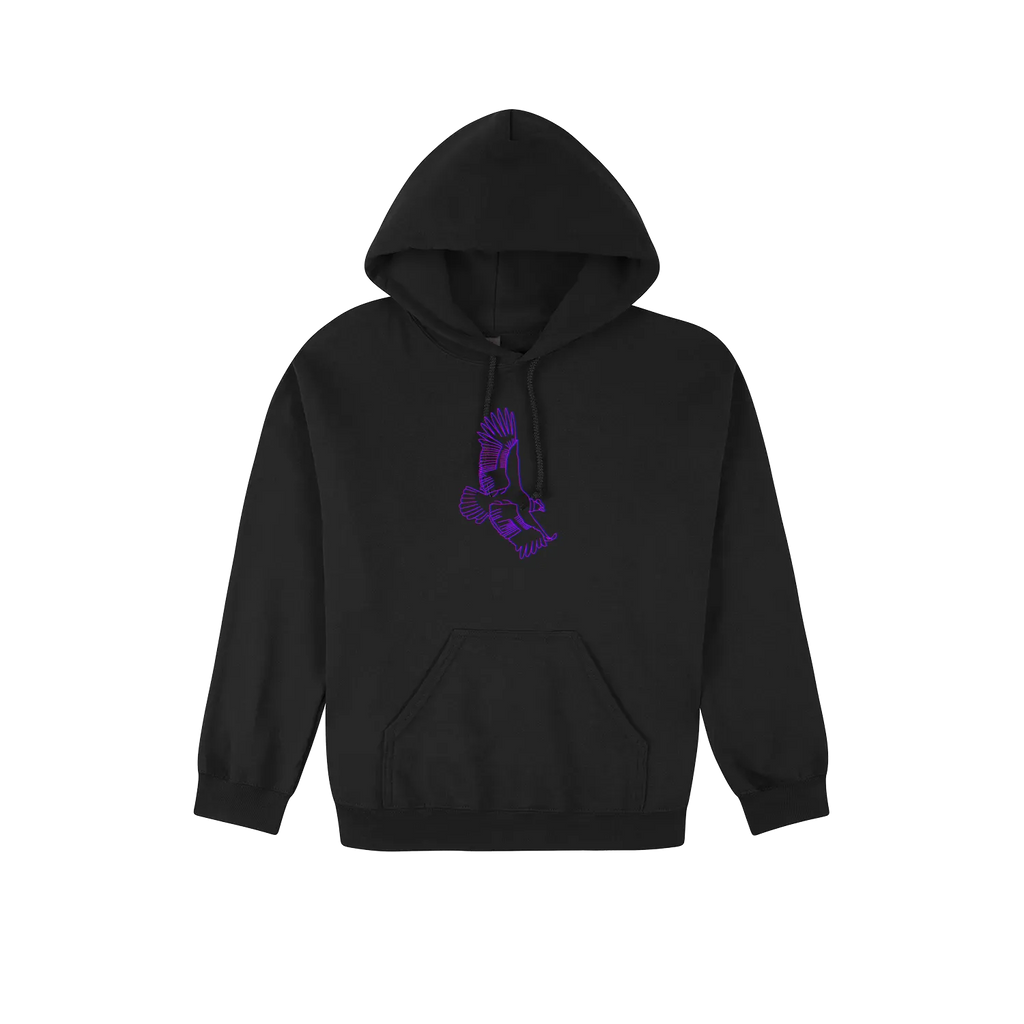 Altiplano Condor Glitch hoodie in Black - condor front print
