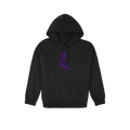 Altiplano Condor Glitch hoodie in Black - condor front print