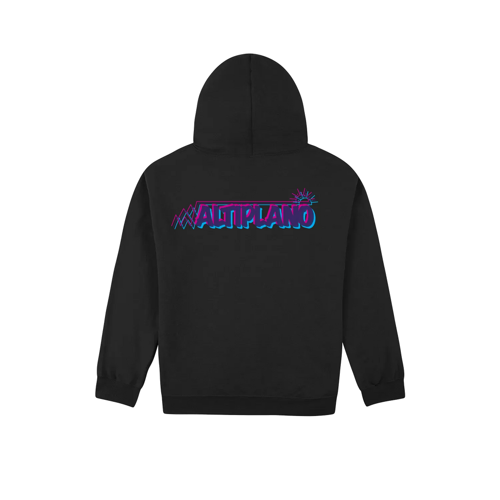 Altiplano Condor Glitch hoodie in Black - ALTIPLANO back