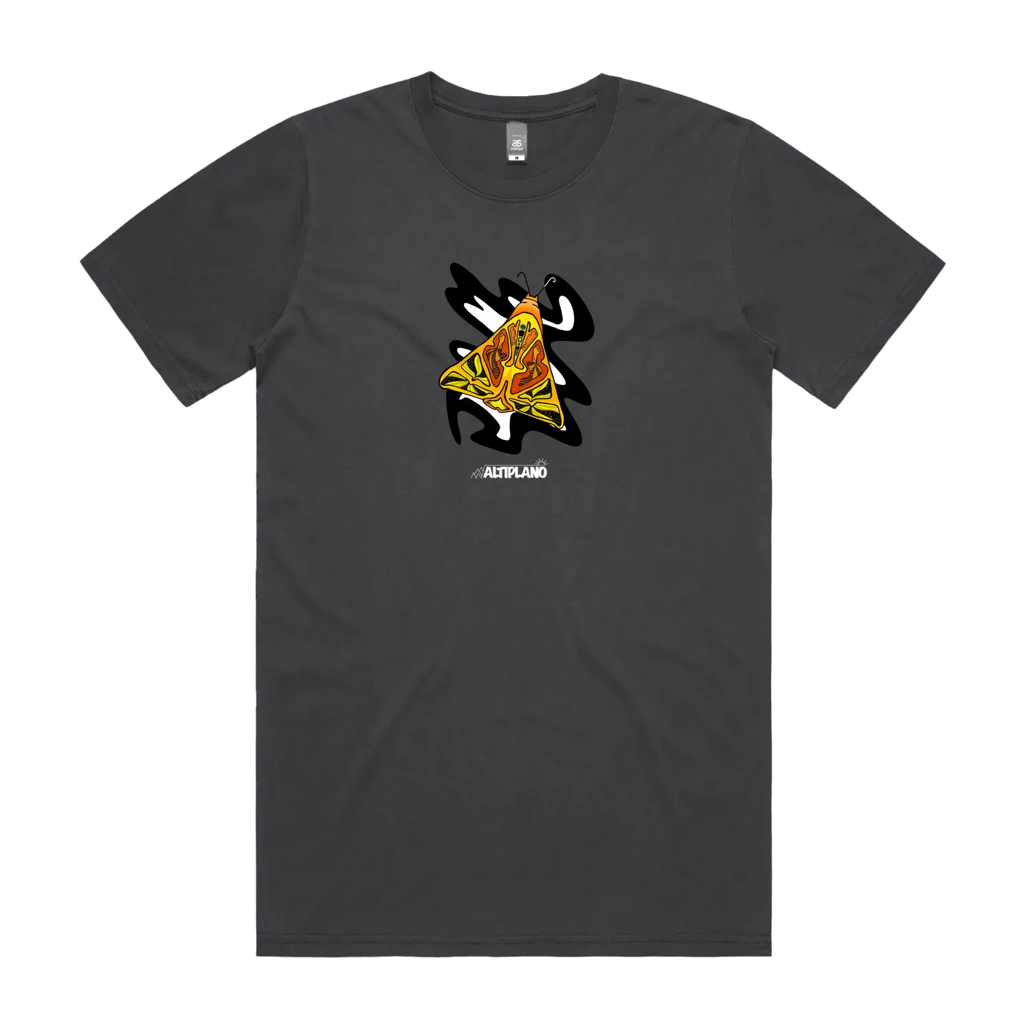 Faded Black front flat lay