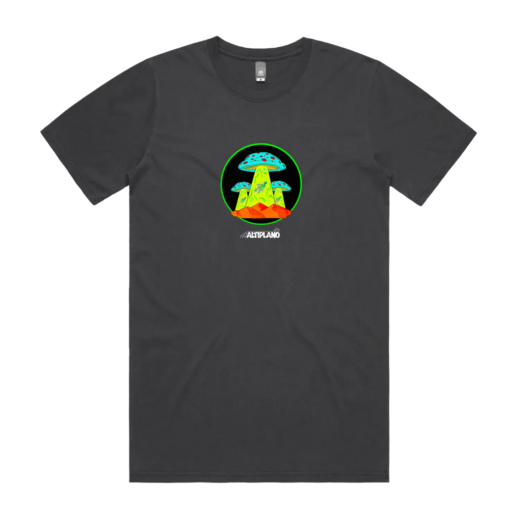 Faded Black front flat lay