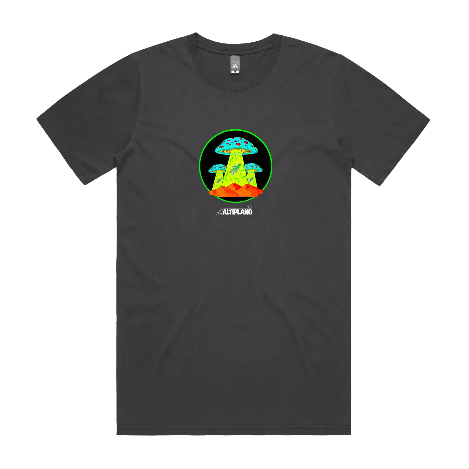 Faded Black front flat lay