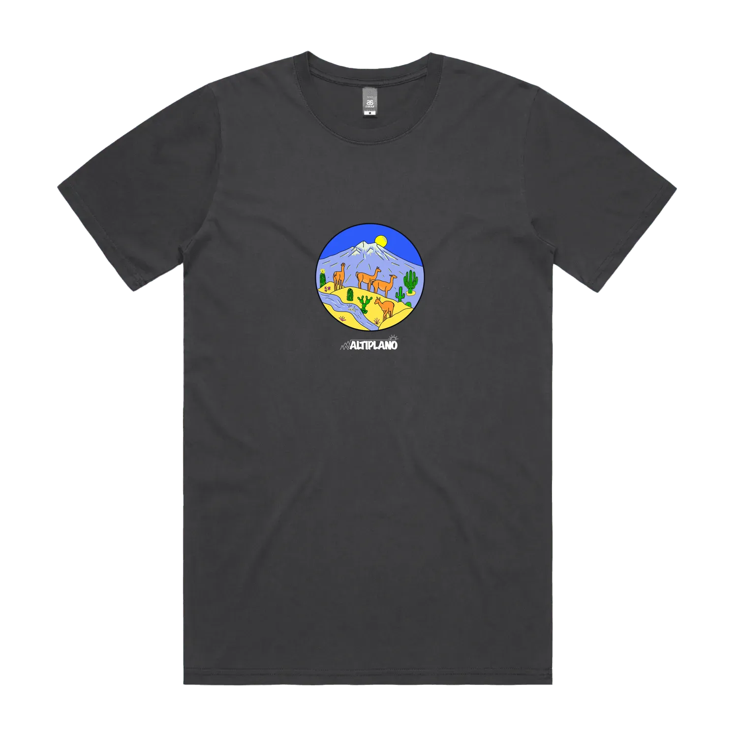 Faded Black front flat lay