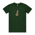 Forest Green front flat lay
