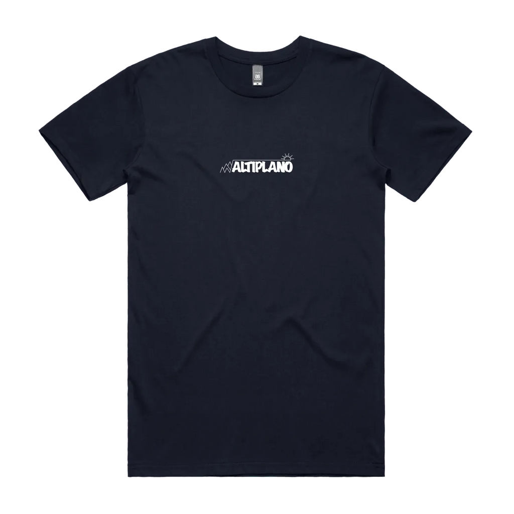 Altiplano Lion Fish graphic tee in Navy - front print