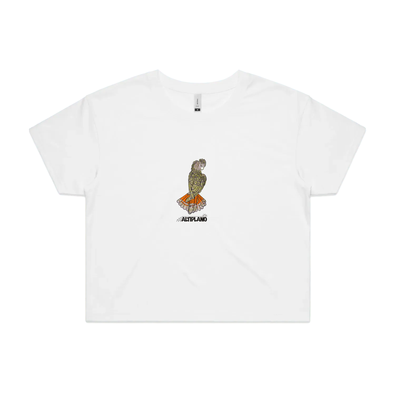 White front flat lay