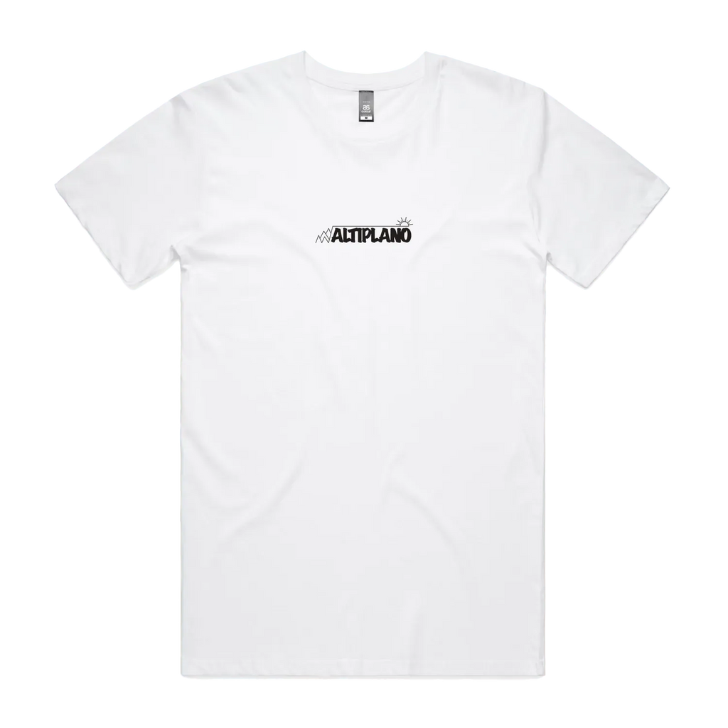 White front flat lay