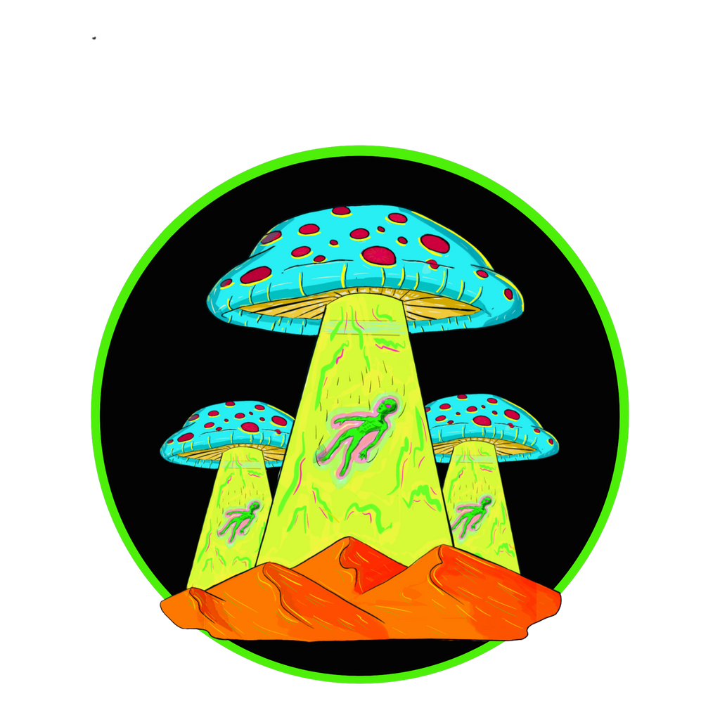 Altiplano Mushroom UFO design artwork