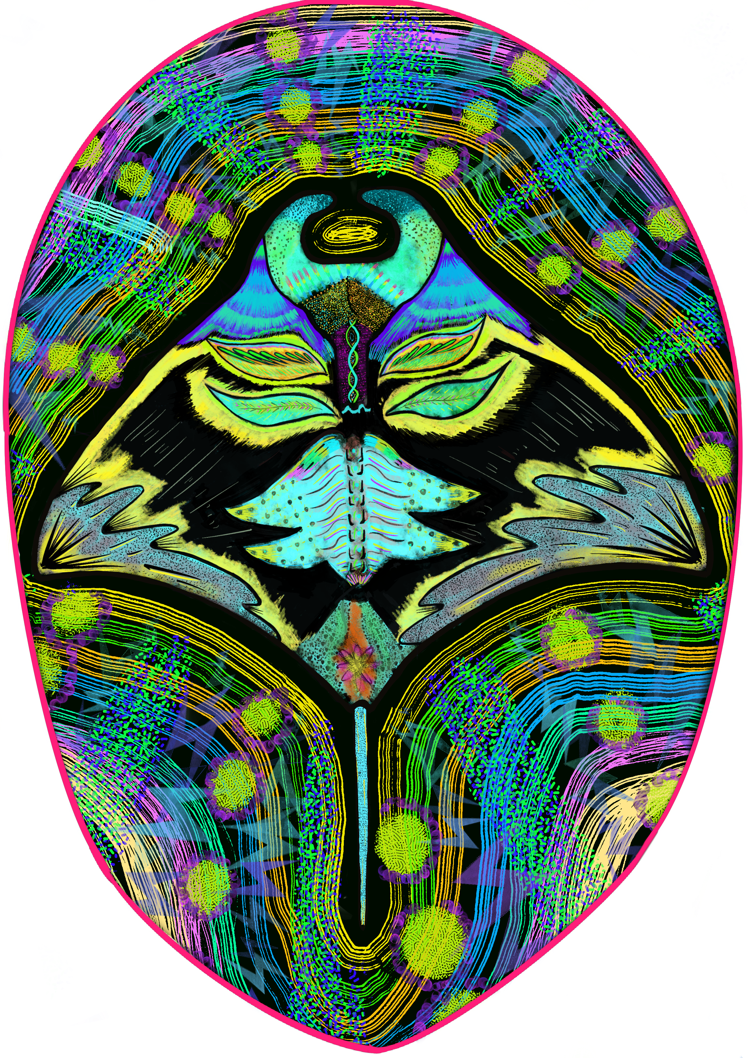Altiplano Manta Ray design artwork